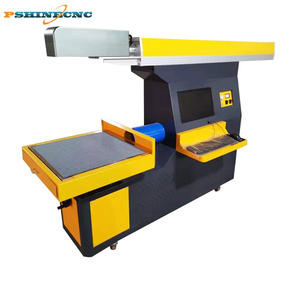 Co2 130w 150w marking laser marker machine for Jeans leather