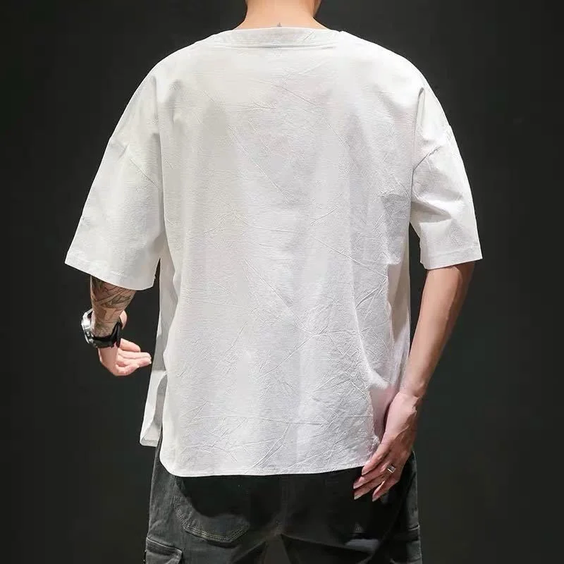 9XL 8XL 7XL 6XL 5XL Plus Size Summer Short Men Sleeved T-Shirt Men'S Loose Hip hop Young Tide Men'S Student Shirt Sleeve
