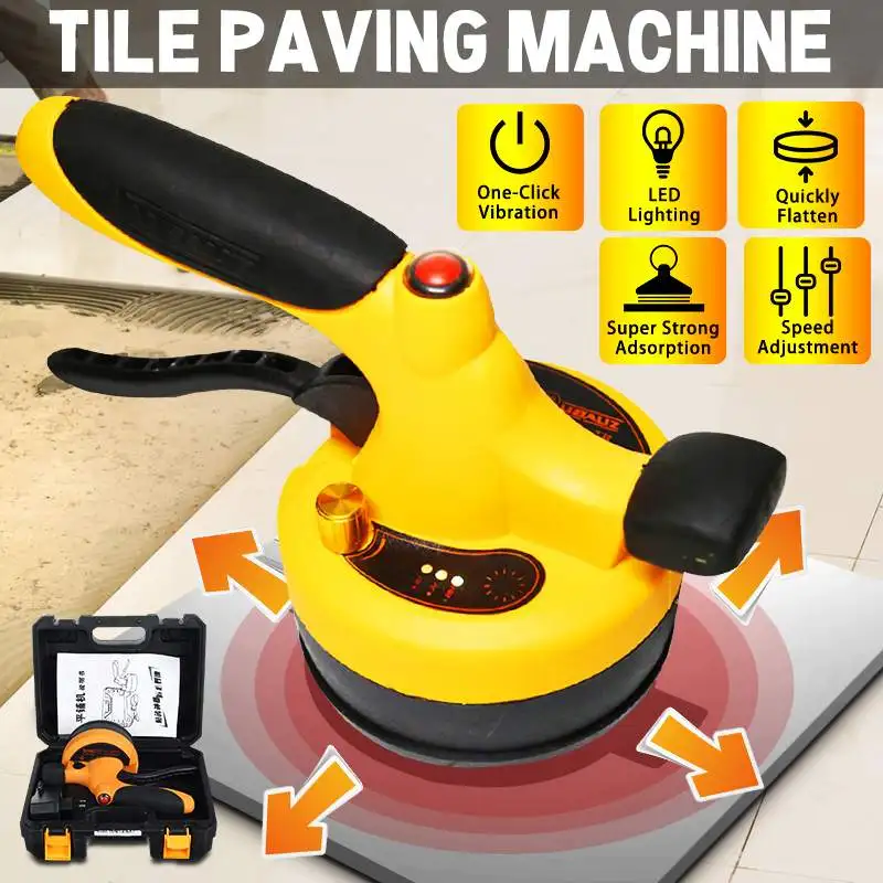 Professional Wireless Tile Leveling Machine Tile Floor Portable Power Tool Lithium Battery Wall Tile Vibration Leveling Tools ► Photo 1/6