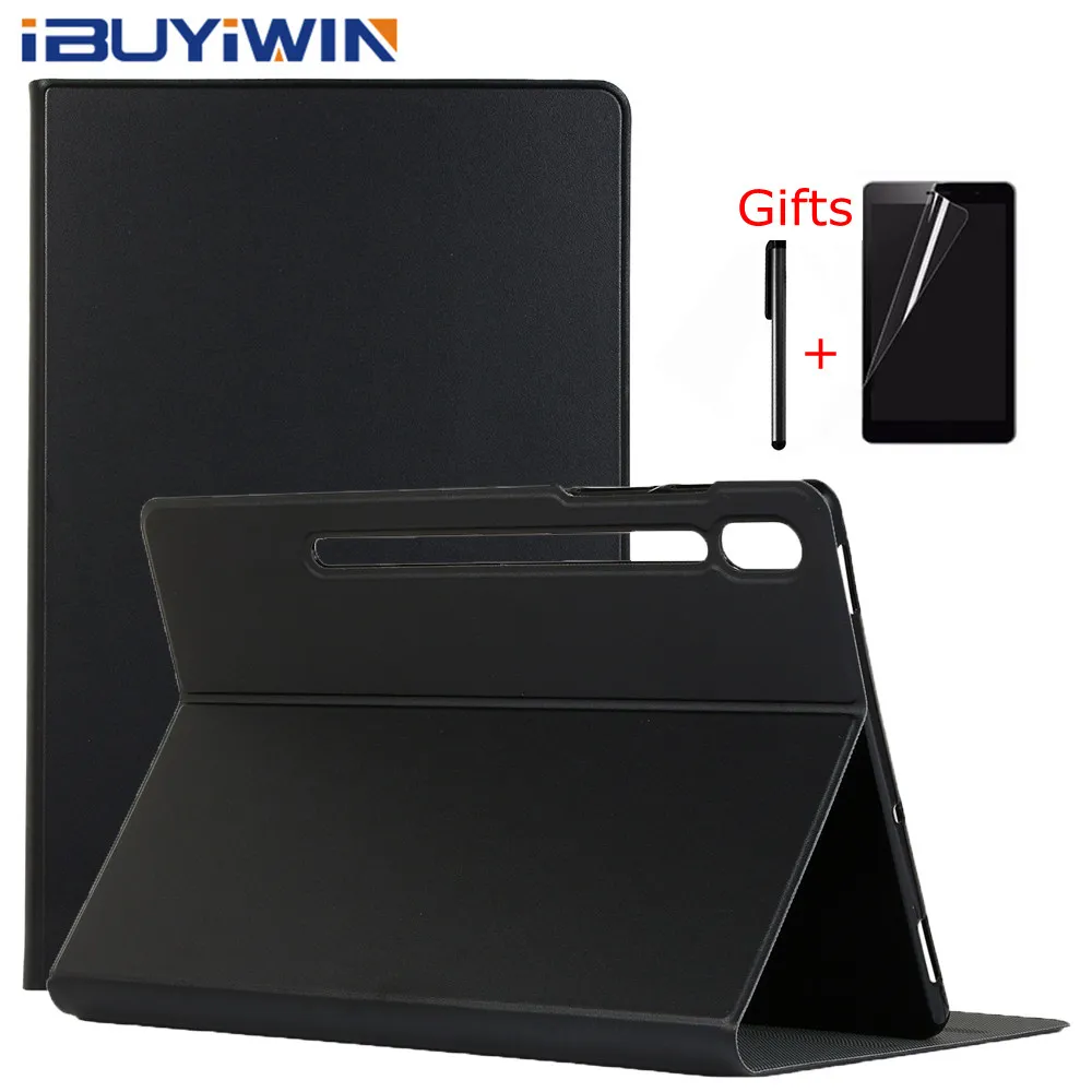 

Magnetic Smart PU Leather Silicone Cover for Samsung Galaxy Tab S6 10.5 SM-T860 SM-T865 10.5" Tablet Funda Capa TPU Case+Gifts
