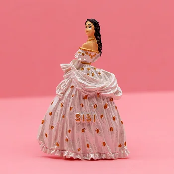 

Refrigerator sticker cartoon character Princess sissi world tour souvenir refrigerator sticker home kitchen decoration magnetic sticker cartoon refrigerator sticker magnetic 3D painting Austrian tour souvenir gift