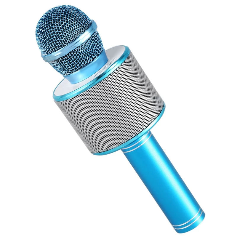 Беспроводной караоке микрофон Портативный Bluetooth мини домашний KTV для воспроизведения музыки и пения динамик плеер селфи телефон ПК