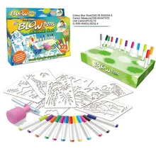 Горячая Распродажа три-в-одном распылитель для рисования цветная версия для струйной печати с животными Горячая Распродажа стиль образовательное образование для детей раннего возраста