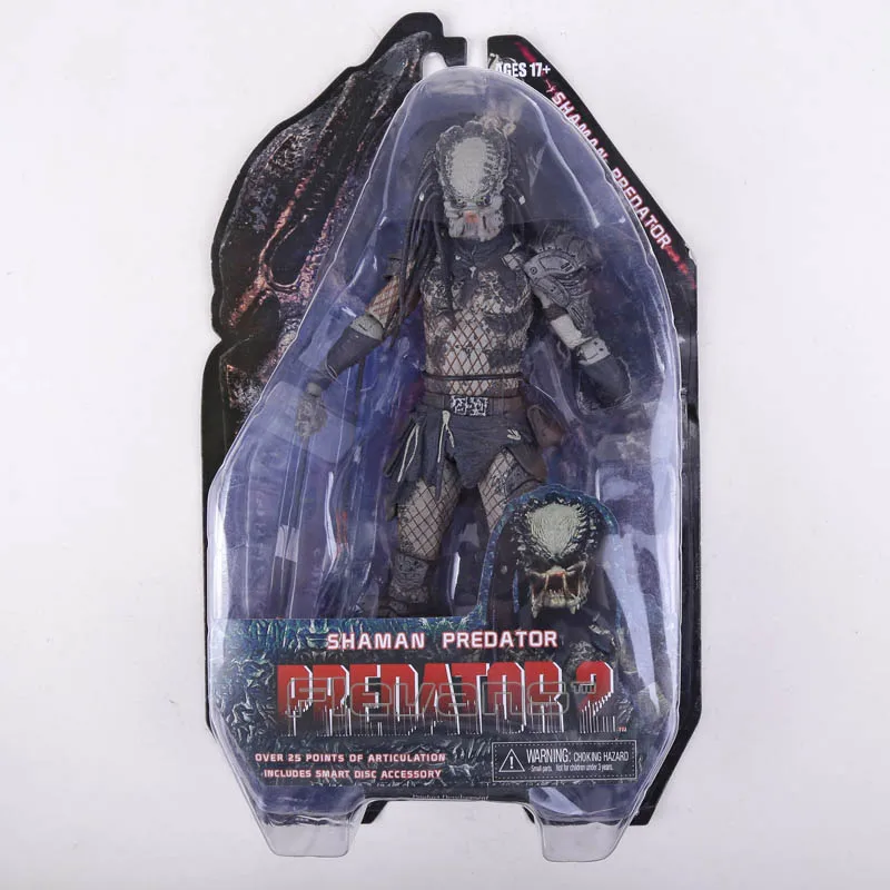 NECA Хищник 2 шаман Хищник/Кабан Хищник/город охотник 7 ''фигурка Коллекционная модель игрушки - Цвет: Shaman Predator