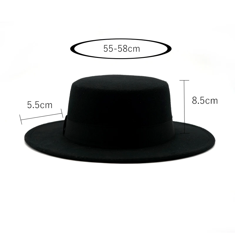 Осень-зима, имитация шерсти, для женщин, мужчин, дам, Fedoras, топ, джаз, шляпа, Европейский, американский стиль, круглые шапки, котелок, шапки, Feminino Gorra