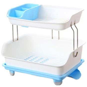 

Multifunctional Dish Drainer Racks Holders Kitchen Utensils Dishes Chopsticks Storage Organizer Dish Shelf Kitchen Accessories-B