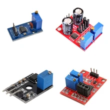 Ne555 pulso frequência dever ciclo ajustável módulo quadrado onda 5v-12v gerador de sinal