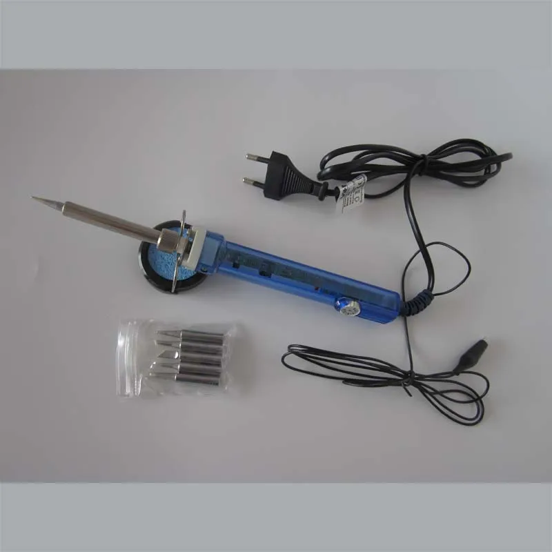 220V 60W Adjustable Constant Temperature Electric Soldering Iron Transparent Handle Anti-static YIHUA 908 | Инструменты