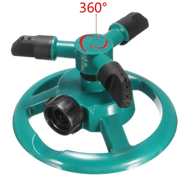 Forró Állítható Hármas Fúvóka Fúvókakert Öntöző Sprinkler 360 Fokos Automatikus Forgó Növények Virág - Image 4