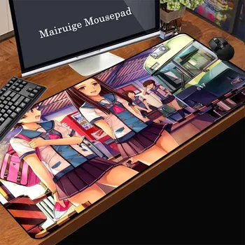 

Yuzuoan Promotion Cartoon Game Computer Mouse Pad Cartoon Rabbit Miku Mousepad Tram Rubber Non-slip Home Office Keyboard Mat