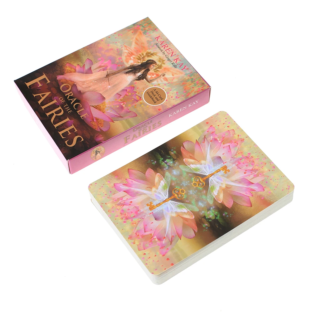 

44pcs Classic Oracle Tarot Cards Ooracle Of The Fairies Card Board Deck Games Fortune Telling Palying Cards For Party Game
