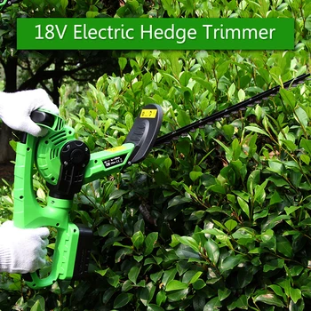 

ET1305 Rechargeable 18V Electric Hedge Trimmer Cordless Shear Grass Electric Lawn Mower Garden Tools with 14mm Tooth Space