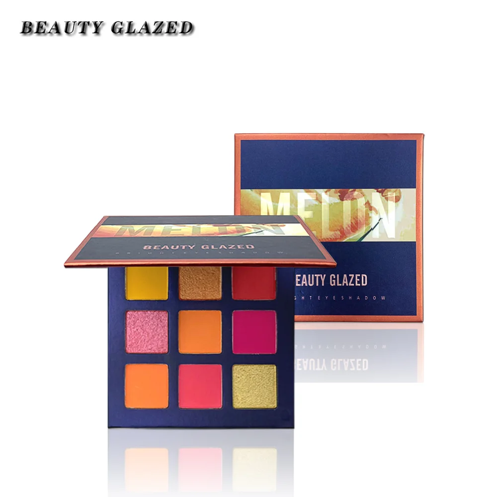 

BEAUTY GLAZED Eyeshadow Pallete 9 Color Colorful Waterproof Concealer Makeup Pallete Lasting-Effect Eye Shadow