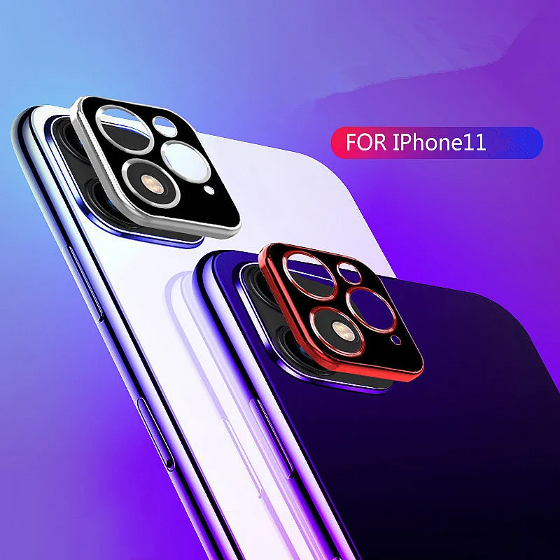 

Black Metal Camera Len Protector for IPhone 11 Pro Max Glass Camera Lens Protective Film Cover for IPhone11 Pro Max Glass Cover