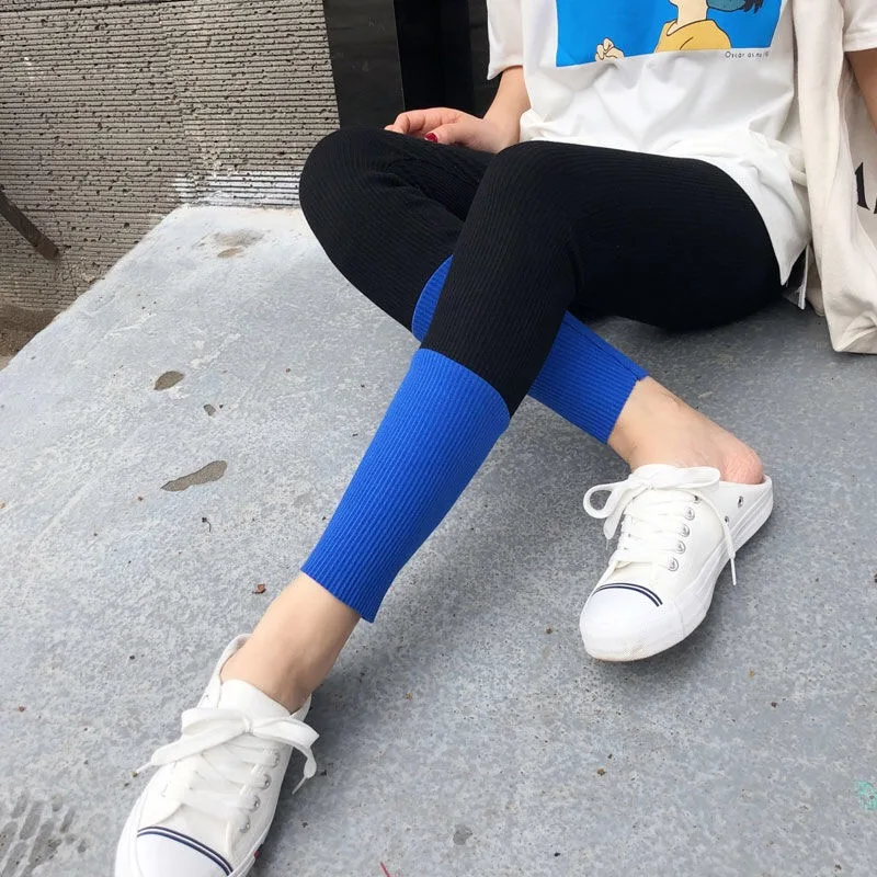 2019 New Fashion Women's Spring And Summer High Elasticity And Good Quality Slim Fitness Capris Streetwear Leggings Cotton Pants