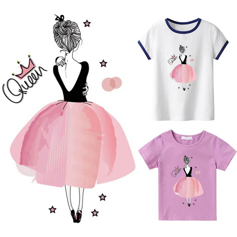 Переносные моющиеся экологически чистые платья футболки с рисунком для балетной