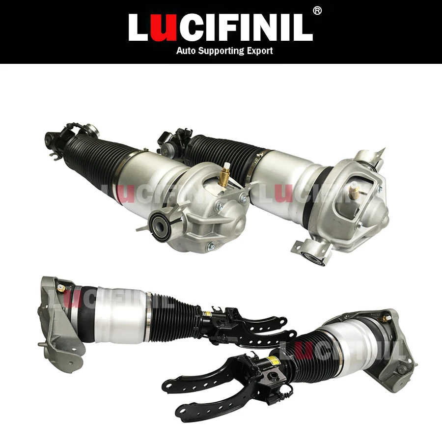 LuCIFINIL 4 шт. задний воздушный амортизатор передняя подвеска Пневматическая Пружина подходит Audi Q7 VW Touareg Cayenne 955 7L5616019D(20D) 7L5616039E(40D