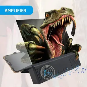 Bluetooth Speaker Phone Screen Magnifier Screen Magnifier 12'' 3D With Bluetooth Speaker HD Protable Movies Amplifier Bluetooth Speaker Phone Screen Magnifier Screen Magnifier 12'' 3D With Bluetooth Speaker HD Protable Movies Amplifier
