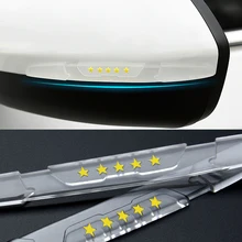 Universal Car Door Edge Protection Rearview Mirror Silane Guard Stickers Auto Front Rear Bumper Protector Anti-Collision Strips