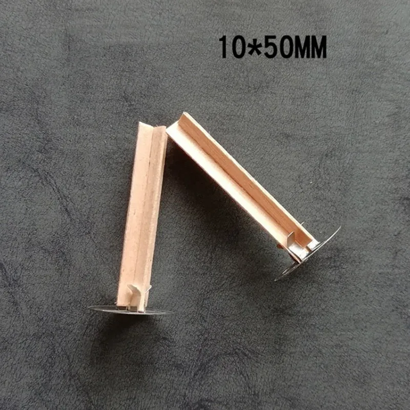 DIY романтическая Свеча для ароматерапии, ядро из натурального дерева, Экологически чистая ель, основание из нержавеющей стали, сборка, аксессуары ручной работы