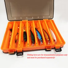 Large-capacity Fishing Bait Storage Box Double-Layer Fishing Bait Box Portable Multi-grid Fishing Tackle Storage Box
