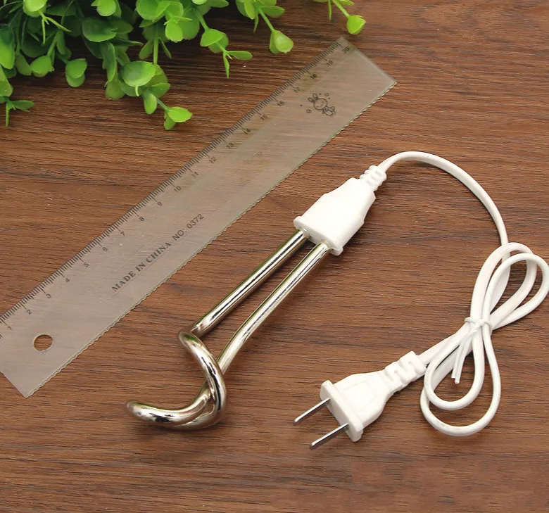 

500W 220V Electric Water Heater Element Mini Boiler Hot Water Coffee Immersion Travel Use New