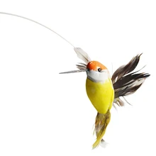 2x на солнечных батареях Летающий развевающийся птица открытый цветок кровать бонсай для домашнего декора