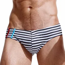 Мужские полосатые плавки, пляжная одежда, нижнее белье, шорты для серфинга