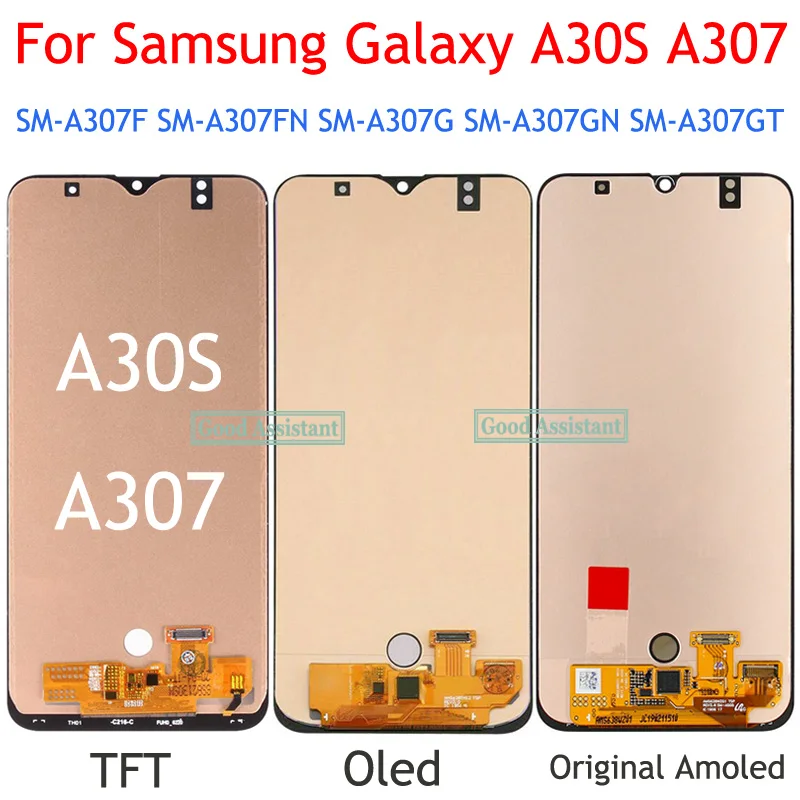 Оригинальный сенсорный экран Amoled TFT для Samsung Galaxy A30S A307 | Мобильные телефоны и