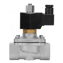 2S250-25 G1inch нормально открытый Электрический электромагнитный клапан из нержавеющей стали для воды воздуха