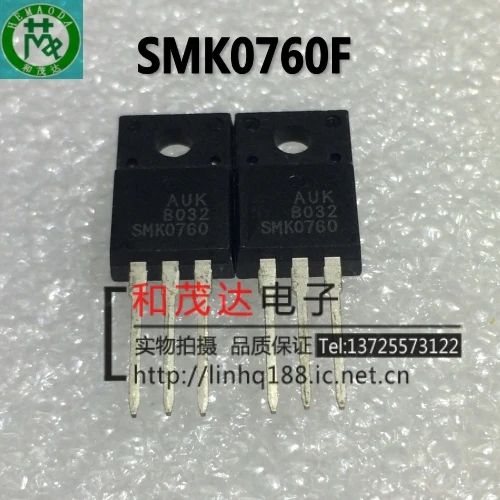 5 шт./лот SMK0760F SMK0760 AUK 600V 7A TO-220F N