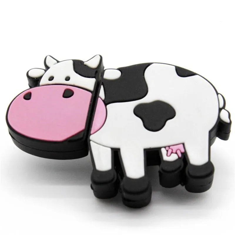 JASTER милый USB флеш-накопитель, Мини карта памяти из молочной коровы, USB флеш-накопитель, 4 ГБ, 16 ГБ, 32 ГБ, 64 ГБ, флешка, USB 2,0, свадебные подарки, USB - Цвет: Cow