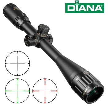 

DIANA 6-24X44 Tactical Optic Cross Sight Green Red Illuminated Riflescope Hunting Rifle Scope Sniper Airsoft Air Guns