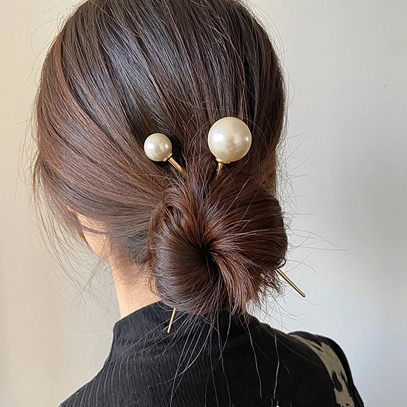 Pearl Hairpins Hair Sticks Hair Clip Hair Accessories Jewelry Gifts for Women Wedding Bridal Tiara