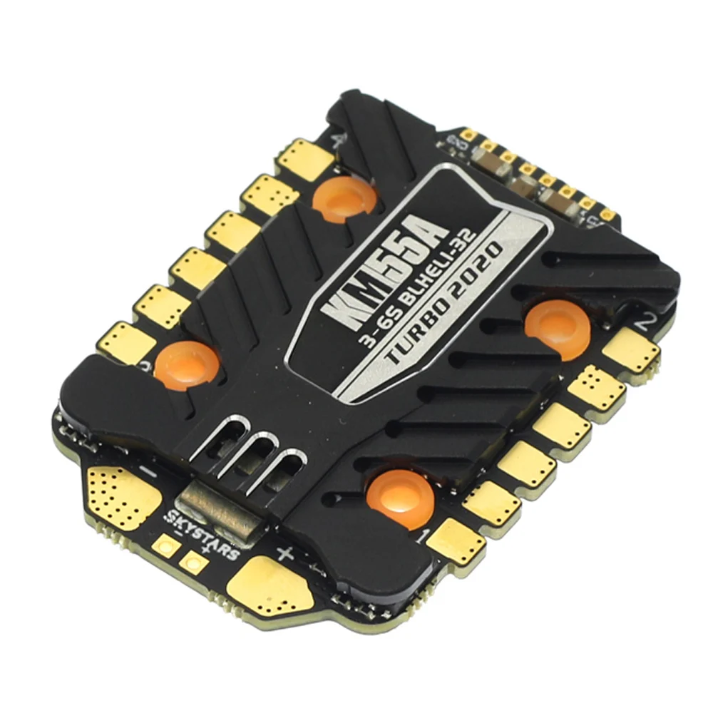Skystars kramam 55A 4 в 1 ESC 32 бит 3-6S 20*20 мм монтажные отверстия бесщеточный CNC для Rc Multirotor FPV