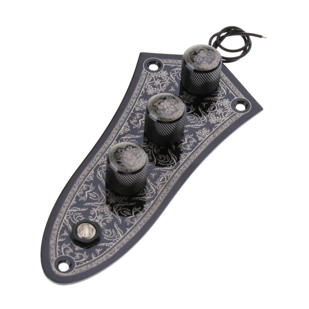 Bass Potentiometer Circuit Assembly Bass Switch Control Plate For Jazz Bass