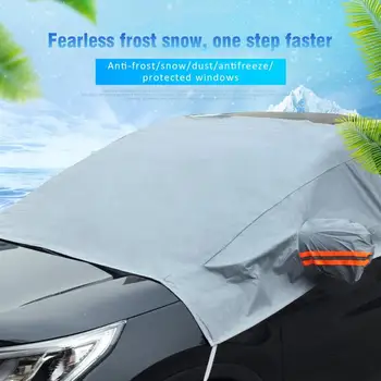 

Car Universal Winter Snow Block Snow Anti-Frost Front Block Glass Sun Block Sun Protection Half Car Clothing
