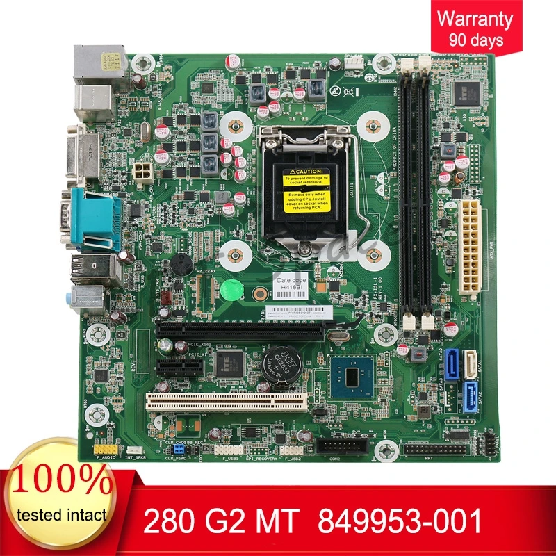 

For HP 280 G2 MT Desktop Motherboard 828984-001 828984-002 849953-001 LG1151 Mainboard 100% tested intact