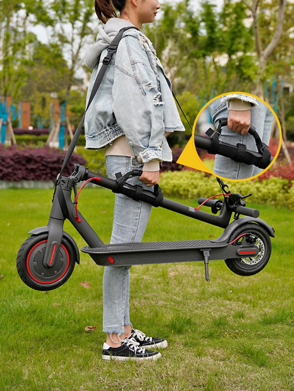 Portable Carrying Handle For Xiaomi M365 1s Pro 2 Electric Scooter Hand  Carry Straps For Ninebot Es1 Es2 Max G30 Skateboard - Scooter Parts \u0026  Accessories - AliExpress