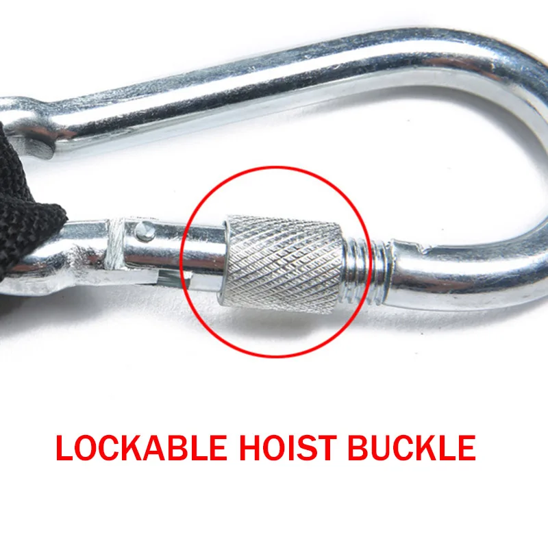 Hot Abdominal Muscle Training Belt with Lockable Hoist Buckle Strap Training Arm Strength Fitness Dedicated MVI-ing