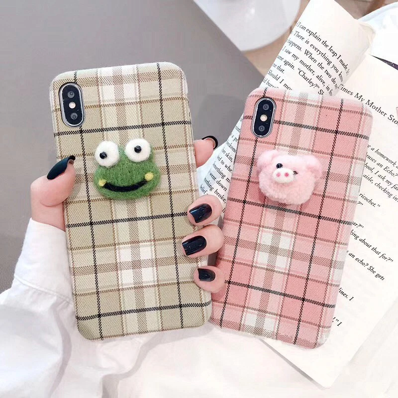 GlamPhoneCase плед маленький чехол для телефона с рисунком в виде животного для iPhone11Pro/Max X XS Max XR Мягкий силиконовый чехол для iPhone11 7 8 6 6s Plus
