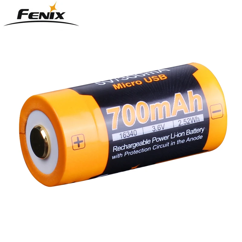 Fenix ARB-L16-700UP USB перезаряжаемая 700mAh литий-ионная аккумуляторная батарея 16340 RCR123A