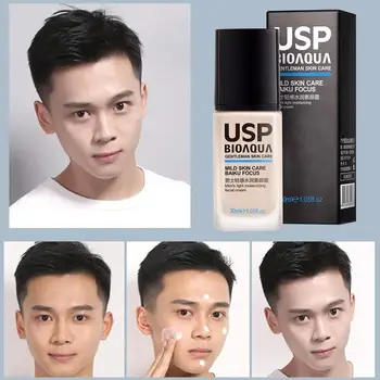 

30ml Men BB Cream Face Cream Natural Whitening Skin Face Effective Makeup Men Skin Sunscreen Base Foundation Color Care Car Z7D4