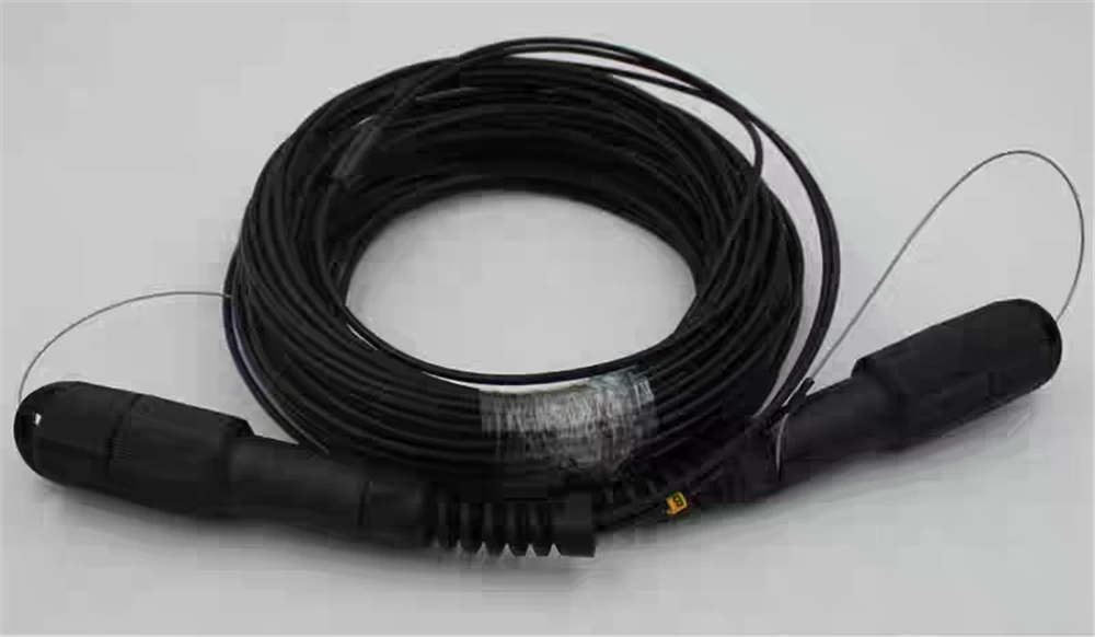 150mtr 2 core Outdoor DVI LC-LC Fiber optic Patch cord waterproof SM MM Armored CPRI TPU cable Multimode FTTH FTTA jumper ELINK