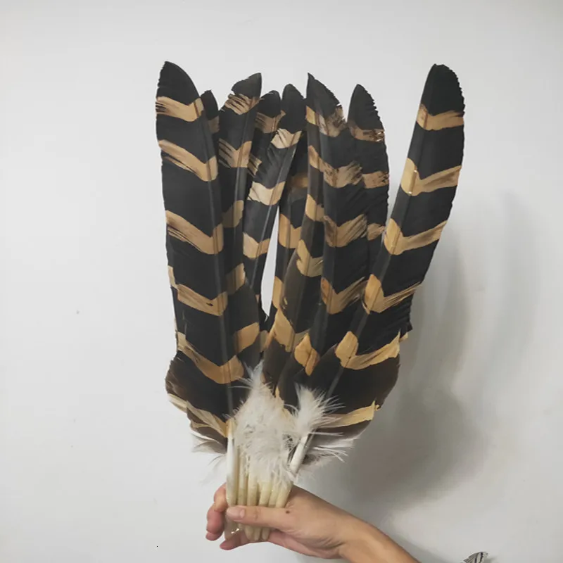 10pcs Natural Eagle Feathers 22-26inches/55-65cm Top Quality Eagle Bird Feathers For Crafts Wedding Decoration Diy Jewelry Plume