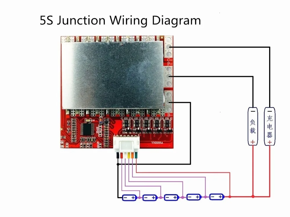 5S 100A/80A литиевая батарея Защитная плата/BMS LiFePo4 полимерный Железный литиевый пояс сбалансированный Электроинструмент Инвертор солнечной энергии