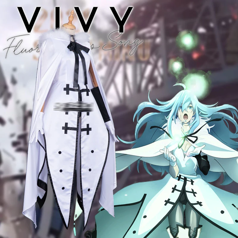 Anime Vivy Fluorite Eye S Song Cosplay Diva Singing Uniform Cloak Heroine Women S Costume Set A Aliexpress