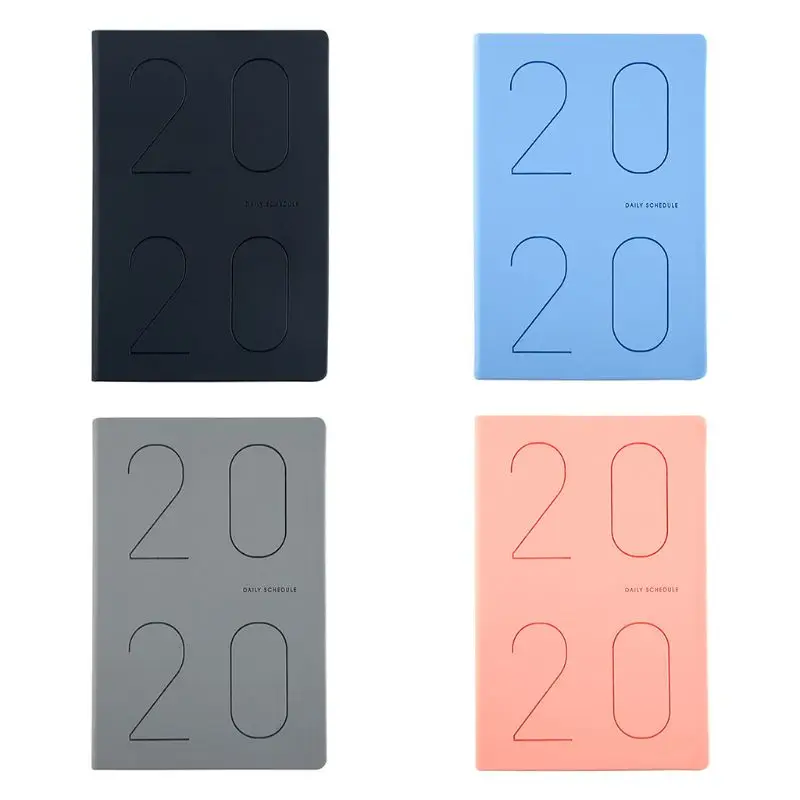 

Faux Leather 2020 Agenda Diary Planner Notebook Schedule Business Manual Notepad D08B