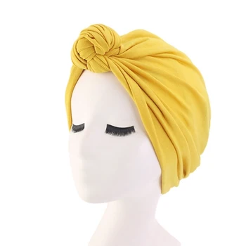 

58cm Hair Caps Tie Turban Hat Bohemian Top Knot Turban African Twist Cap Headwrap Ladies Women Hair Night Styling Accessories