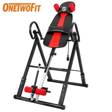 OneTwoFit-máquina de soporte de mano plegable, camilla de espalda al revés para culturismo, equipo de Fitness para gimnasio en casa